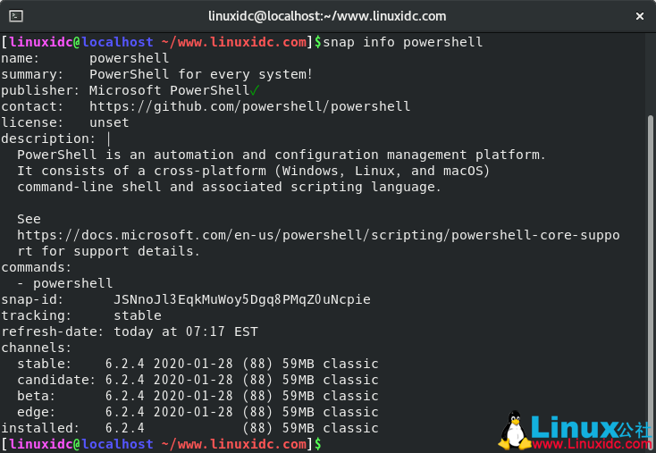 在CentOS 7/CentOS 8上安装Snapd和snap应用程序