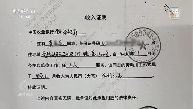 焦点访谈丨中介“做局”、银行放水 没偿还能力竟成功贷款48万元